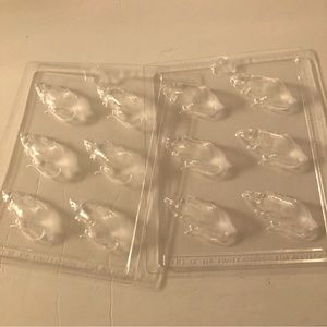 Cyber Trayd Chocolate and Soap Molding Rat Trays Set of Two